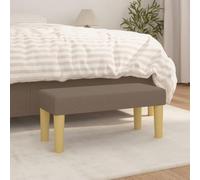 SKM Banc Taupe 70x30x30 cm Tissu,Meubles,Bancs,Taupe,3.7KG,346628