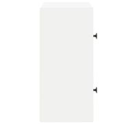 SKM Bibliothèque Blanc 40x24x52 cm Bois d'ingénierie,Meubles,Étagères,Bibliothèques,Blanc,8.3KG,860355