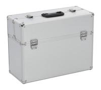 SKM Boîte à Outils 47 x 36 x 20 cm Argenté Aluminium,Quincaillerie,Accessoires de quincaillerie,Organisation & Rangement d'outils,Boîtes à Outils,Argent,2.87KG,91845