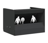 SKM Boîte de Piège à Balles Noir 29 x 22 x 20 cm Acier,Équipements Sportifs,Loisirs de Plein air,Chasse & tir,Accessoires de tir,Cibles de tir,Noir,3.51KG,42013598