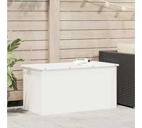 SKM Boîte de Rangement Extérieure Blanc 100 x 50.5 x 50 cm,Maison & Jardin,Produits ménagers,Rangement & Organisation,Chariots de Rangement,Blanc,18.5KG,874561