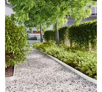 SKM Bordures de pelouse 50 pcs Blanc 10x103 cm Acier laminé à Froid,Quincaillerie,Clôtures & rières,Murets & Bordures de Jardin,Noir,22.37KG,860137