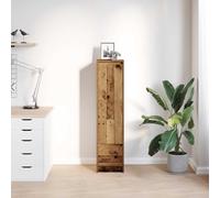 SKM Buffet Haut 29,5x34x119,5 cm Vieux Bois Bois d'ingénierie,Meubles,Armoires & Meubles de Rangement,Buffets & bahuts,Brun,18.95KG,861659