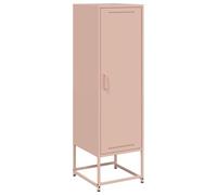 SKM Buffet Haut Rose 36x39x123 cm Acier,Meubles,Armoires & Meubles de Rangement,Buffets & bahuts,Rose,16.39KG,846525