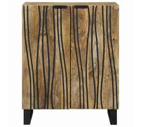 SKM Buffet Marron 60 x 33.5 x 75 cm Bois de manguier Massif,Meubles,Armoires & Meubles de Rangement,Buffets & bahuts,Marron,18.35KG,4017938