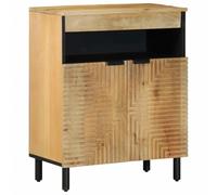 SKM Buffet Marron 60x33x75 cm Bois Massif de manguier,Meubles,Armoires & Meubles de Rangement,Fixations & Meubles de Rangement multimédia,Brun,17.45KG,4017745