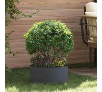 SKM Cache-Pot de Jardin Anthracite 40 x 40 x 20 cm Acier,Maison & Jardin,Pelouses & Jardins,Jardinage,Pots & Cache-Pots,Anthracite,2.1KG,873610