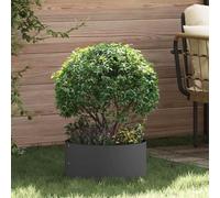 SKM Cache-Pot de Jardin Noir 40 x 40 x 20 cm Acier,Maison & Jardin,Pelouses & Jardins,Jardinage,Pots & Cache-Pots,Noir,2.1KG,873606