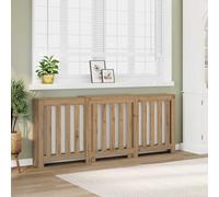 SKM Cache-radiateur chêne Artisanal 205x21,5x83,5 cm,Maison & Jardin,Accessoires pour appareils électroménagers,Accessoires pour radiateurs,Brun,24.2KG,852770