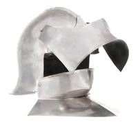SKM Casque de Chevalier médiéval Antique pour GN Argenté Acier,Arts & Loisirs,Loisirs & Arts créatifs,Articles de Collection,Armes de Collection,2.6KG,286220