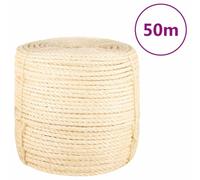 SKM Corde 100% sisal 8 mm 50 m,Quincaillerie,Accessoires de quincaillerie,Chaînes, câbles & Cordes,Cordes & câbles de Construction,2.18KG,155018