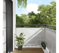 SKM Écran de Balcon Gris Clair 90x300 cm 100% Polyester Ox,Maison & Jardin,Pelouses & Jardins,Vie en extérieur,Parasols & voiles d'ombrage,Gris,0.69KG,4000007