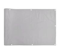 SKM Écran d'intimité de Balcon Gris 400x75 cm PVC,Quincaillerie,Clôtures & rières,Panneaux de clôture,Gris,2.05KG,4005381