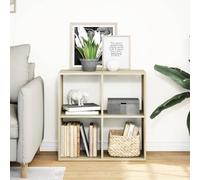 SKM Étagère séparatrice de pièce chêne Sonoma 69,5x29x69,5 cm,Meubles,Étagères,Bibliothèques,Brun,13.15KG,858005