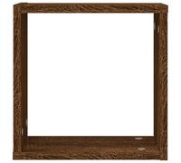 SKM Étagères murales sous Forme Cube 4 pcs chêne Marron 30x15x30cm,Meubles,Étagères,Étagères murales & corniches,Brun,8KG,815886