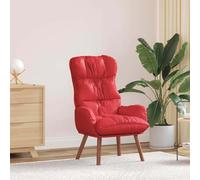 SKM Fauteuil Relaxant Rouge 69 x 74 x 93 cm Faux Cuir,Meubles,Fauteuils et chaises,Fauteuils,Rouge,10.7KG,42001876
