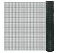 SKM Grillage Acier galvanisé et revêtement en PVC 10x1 m Vert,Quincaillerie,Clôtures & rières,Panneaux de clôture,Vert,3.5KG,140435