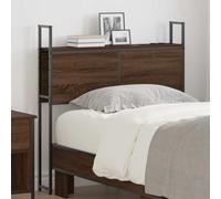 SKM Headboard de Rangement avec Station de Charge Chêne Marron,Meubles,Lits & Accessoires,Têtes et Pieds de lit,Marron,12.05KG,859789