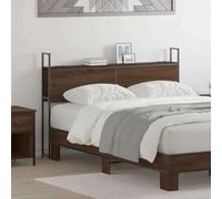 SKM Headboard de Rangement avec Station de Charge Chêne Marron,Meubles,Lits & Accessoires,Têtes et Pieds de lit,Marron,19.42KG,859819