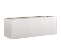 SKM Jardinière 120x40x40 cm Acier Inoxydable,Maison & Jardin,Pelouses & Jardins,Jardinage,Pots & Cache-Pots,Argent,8.5KG,860679