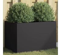 SKM Jardinière Noir 62x40x39 cm Acier,Maison & Jardin,Pelouses & Jardins,Jardinage,Pots & Cache-Pots,Noir,5.25KG,841595