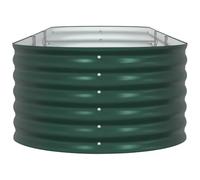 SKM Jardinière surélevée Vert 320 x 80 x 44 cm Acier,Maison & Jardin,Pelouses & Jardins,Jardinage,Pots & Cache-Pots,Vert,17.12KG,42008128