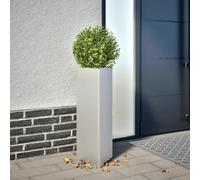 SKM Jardinière Triangulaire 30x26x75 cm Acier galvanisé,Maison & Jardin,Pelouses & Jardins,Jardinage,Pots & Cache-Pots,Argent,5.04KG,851153