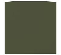 SKM Jardinière Vert Olive 62x40x39 cm Acier,Maison & Jardin,Pelouses & Jardins,Jardinage,Pots & Cache-Pots,Vert,5.25KG,841598
