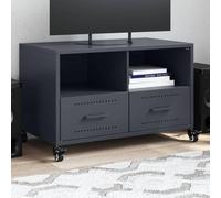 SKM Meuble TV Anthracite 68x39x43,5 cm Acier,Meubles,Meubles TV,Anthracite,13.45KG,846700