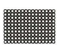 SKM Paillasson rectangulaire 60x80 cm Caoutchouc,Maison & Jardin,Décorations,Paillassons,Noir,2.6KG,155646