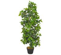 SKM Plante Artificielle avec Pot Laurier Vert 120 cm,Maison & Jardin,Décorations,Fleurs & Plantes artificielles,Vert,4.5KG,280180