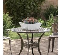 SKM Pot de Jardin en Forme de Bol 5 pcs Argent 40 x 40 x 15 cm,Maison & Jardin,Pelouses & Jardins,Jardinage,Pots & Cache-Pots,Argent,8.45KG,873819