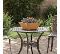 SKM Pot de Jardin en Forme de Bol 5 pcs Rouillé 40 x 40 x 15 cm,Maison & Jardin,Pelouses & Jardins,Jardinage,Pots & Cache-Pots,Cuivre,8.45KG,873823