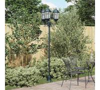 SKM Poteau de lumière de Jardin Vert foncé Aluminium et Verre,Maison & Jardin,Luminaires,Éclairage extérieur,Vert,9.13KG,42000339