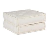 SKM Pouf modulaire crème 70x70x36 Tissu,Maison & Jardin,Décorations,Coussins de chaises & canapés,Crème,10.55KG,4019023