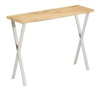 SKM Table Console à Live Edge 105x33x76 cm Bois de manguier Massif,Meubles,Tables,Tables Basses et Tables d'appoint,Tables Console,Brun,11.2KG,372764