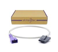 Skmeditec Capteur SpO2 réutilisable compatible avec la sonde Nellcor Oximax, câble à manchon pour enfant de 3,2 pieds avec connecteur 9 broches, remplacement pour FLEXMAX-P