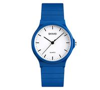 SKMEI Montre étanche à quartz analogique pour femme, 1419-BLEUE-1, Classique