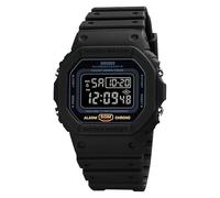 SKMEI Montre numérique militaire pour homme multifonction étanche avec calendrier lunminous, 1628-NoirNoir