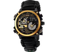SKMEI Special-Montre noire/or avec boussole KP35268