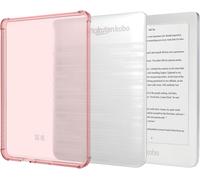 Skn Coque Pour Kobo Clara Hd Etui 6" (2018) [Reinforced Corners] Antichoc Anti-Jaunissement Mince Gel De Silicone Dos Clair Léger Côtés Mats Grip Pare-Chocs Tpu Pour Liseuse (Rose [Kin6250830]
