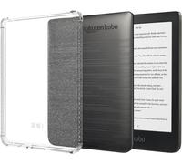 Skn Coque Pour Kobo Clara Hd Etui 6" (2018) [Reinforced Corners] Antichoc Anti-Jaunissement Mince Gel De Silicone Dos Clair Léger Côtés Mats Grip Pare-Chocs Tpu Pour Liseuse (Paill[Kin6250829]