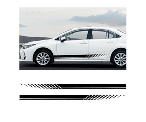 SKNFFF 2 Pièces Autocollant De Bande De Voiture pour Citroen Jumpy III M 2016-, Décalque Graphique Modifié Décoration Car Styling Côté Autocollants