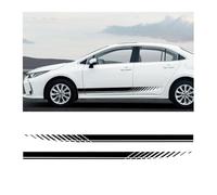 SKNFFF 2 Pièces Autocollant De Bande De Voiture pour Lexus NX300h NX300 NX200 2015-2017, Décalque Graphique Modifié Décoration Car Styling Côté Autocollants