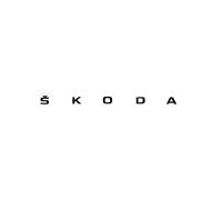 Skoda 5E3853687N041 Logo d'inscription en lettres noires pour style autocollant emblème Blackline