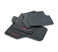 Skoda 5E4061500B Tapis de Sol Toutes Saisons en Caoutchouc Noir avec Inscription Octavia Rouge - Ne Convient Pas pour Mild-Hybrid