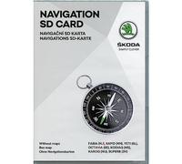 Skoda 5L0051236DF Carte mémoire SD (32 Go, Uniquement pour navigateur MIB1/MIB2 Amundsen/Columbus, Cartes de Navigation Non incluses)