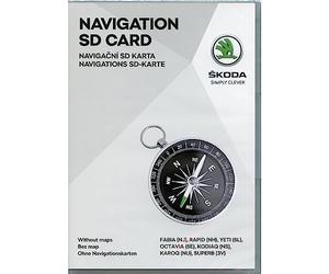 Skoda 5L0051236DF Carte mémoire SD (32 Go, Uniquement pour navigateur MIB1/MIB2 Amundsen/Columbus, Cartes de Navigation Non incluses)