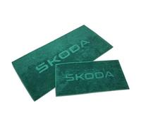 Skoda 6U0084500549 Serviette de Bain Serviette de Plage Coton Vert émeraude