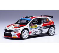 Skoda Fabia Rally2 E #4 Barum Rally 2022 Kopecky / Hlousek 1:43 Modèle IXO